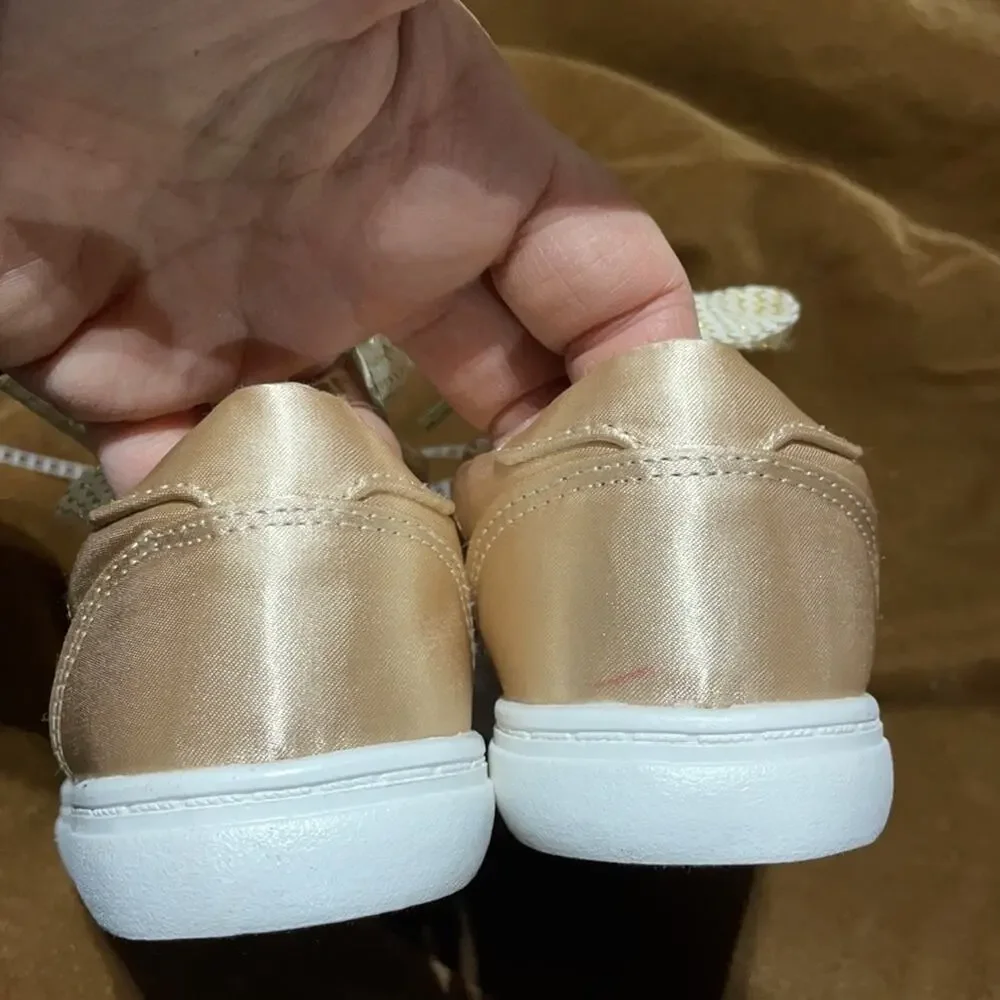 Cynthia Rowley 11 satin fruit tennis shoes NWT